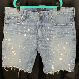 Pacsun Blue Jean Shorts With Tears